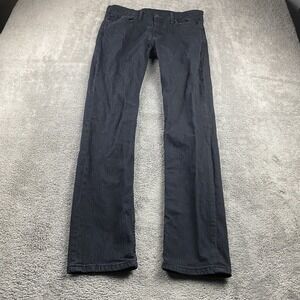 Levis 511 Slim Fit Jeans Mens 32x32 Black Mid Rise